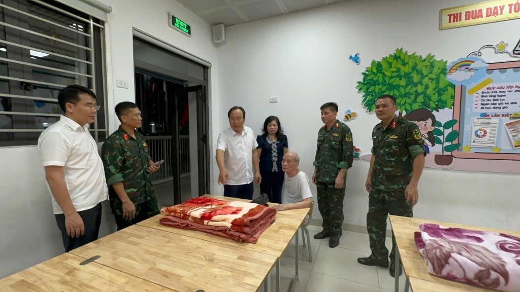 Các trường học có điều kiện cơ sở vật chất an toàn sẵn sàng cho người dân vào tránh bão Yagi