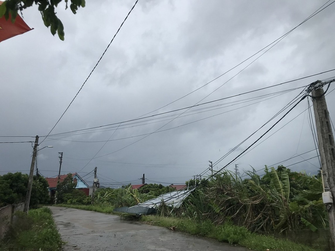 Hình ảnh lưới điện bị tàn phá bởi siêu bão Yagi Hình ảnh lưới điện bị tàn phá bởi siêu bão Yagi