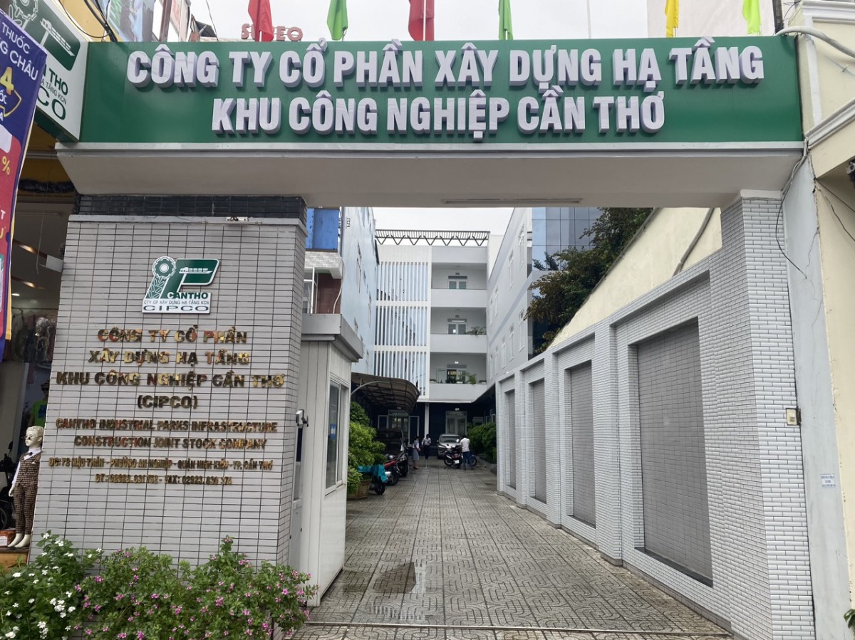 Trụ sở Công ty CP xây dựng hạ tầng KCN Cần Thơ.  Trụ sở Công ty CP xây dựng hạ tầng KCN Cần Thơ.