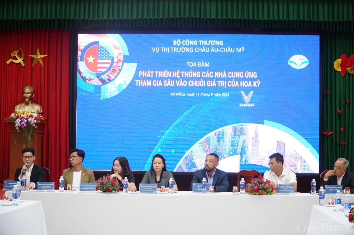 Tăng nhà cung ứng Việt Nam tham gia sâu vào chuỗi giá trị của Hoa Kỳ Tăng nhà cung ứng Việt Nam tham gia sâu vào chuỗi giá trị của Hoa Kỳ