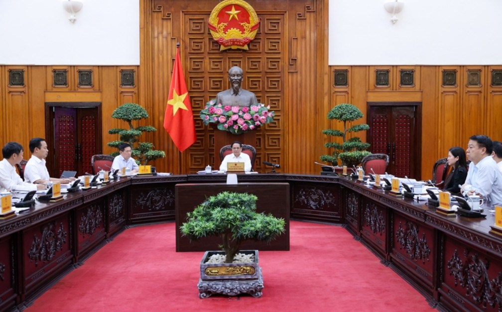 Thủ tướng Phạm Minh Chính chủ trì cuộc họp của Thường trực Chính phủ về một số nội dung quan trọng. (Ảnh: VGP/Nhật Bắc) Thủ tướng Phạm Minh Chính chủ trì cuộc họp của Thường trực Chính phủ về một số nội dung quan trọng. (Ảnh: VGP/Nhật Bắc)