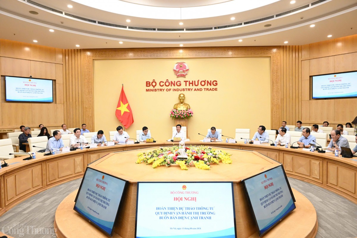 Bộ trưởng Bộ Công Thương họp về dự thảo thông tư quy định vận hành thị trường buôn bán điện cạnh tranh Bộ trưởng Bộ Công Thương họp về dự thảo thông tư quy định vận hành thị trường buôn bán điện cạnh tranh