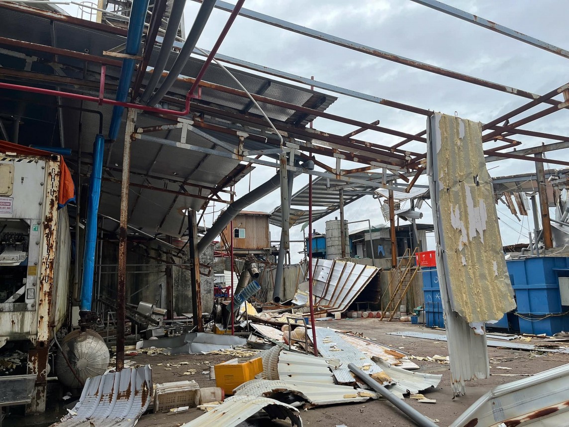 Siêu bão Yagi càn quét các tỉnh miền Bắc, đã gây thiệt hại nặng nề cho các DN thuỷ sản các tỉnh Quảng Ninh, Hải Phòng... (Ảnh: VASEP) Siêu bão Yagi càn quét các tỉnh miền Bắc, đã gây thiệt hại nặng nề cho các DN thuỷ sản các tỉnh Quảng Ninh, Hải Phòng... (Ảnh: VASEP)