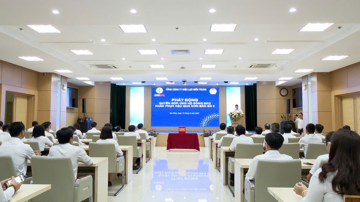 EVNCPC phát động ủng hộ người dân miền Bắc bị thiệt hại do bão số 3 và mưa lũ EVNCPC phát động ủng hộ người dân miền Bắc bị thiệt hại do bão số 3 và mưa lũ