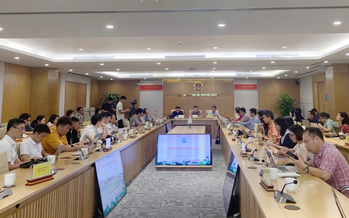 Bộ Thông tin và Truyền thông tổ chức họp báo thường kỳ tháng 9/2024 Bộ Thông tin và Truyền thông tổ chức họp báo thường kỳ tháng 9/2024