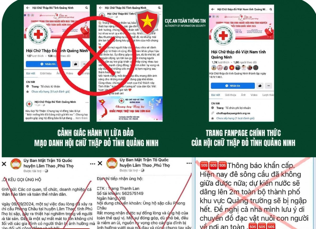 Cảnh báo chiêu trò lừa đảo từ thiện, quyên góp ủng hộ đồng bào vùng lũ lụt  Cảnh báo chiêu trò lừa đảo từ thiện, quyên góp ủng hộ đồng bào vùng lũ lụt