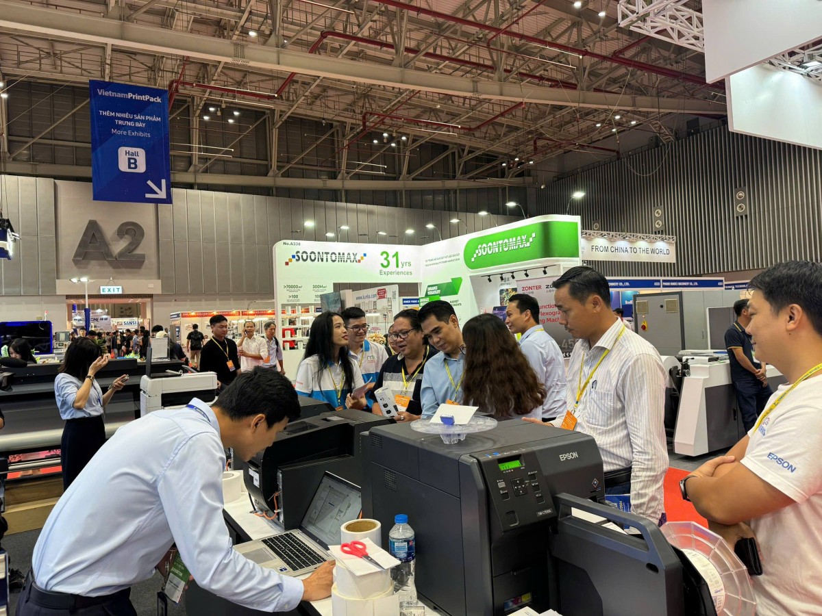 Hơn 900 gian hàng giới thiệu sản phẩm, công nghệ mới tại VietnamPrintPack 2024 Hơn 900 gian hàng giới thiệu sản phẩm, công nghệ mới tại VietnamPrintPack 2024
