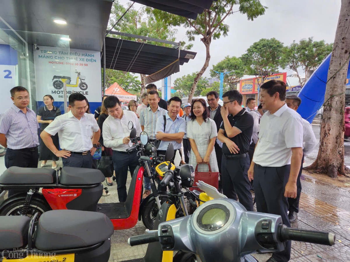 Đà Nẵng: Khánh thành trạm hoán đổi pin xe điện hai bánh đầu tiên Đà Nẵng: Khánh thành trạm hoán đổi pin xe điện hai bánh đầu tiên