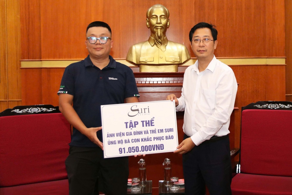 Hình ảnh ảnh viện Suri ủng hộ đồng bào lũ lụt được đăng tải trên cổng thông tin Hình ảnh ảnh viện Suri ủng hộ đồng bào lũ lụt được đăng tải trên cổng thông tin