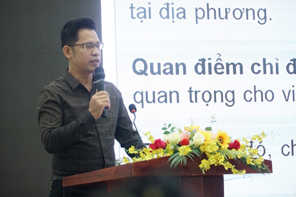 Ông Trần Huỳnh Vương Hoài Vũ - Phó phòng Quản lý năng lượng, Sở Công Thương TP. Đà Nẵng Ông Trần Huỳnh Vương Hoài Vũ - Phó phòng Quản lý năng lượng, Sở Công Thương TP. Đà Nẵng