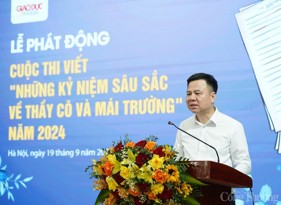 Phát động cuộc thi viết 'Những kỷ niệm sâu sắc về thầy cô và mái trường' năm 2024 Phát động cuộc thi viết 'Những kỷ niệm sâu sắc về thầy cô và mái trường' năm 2024