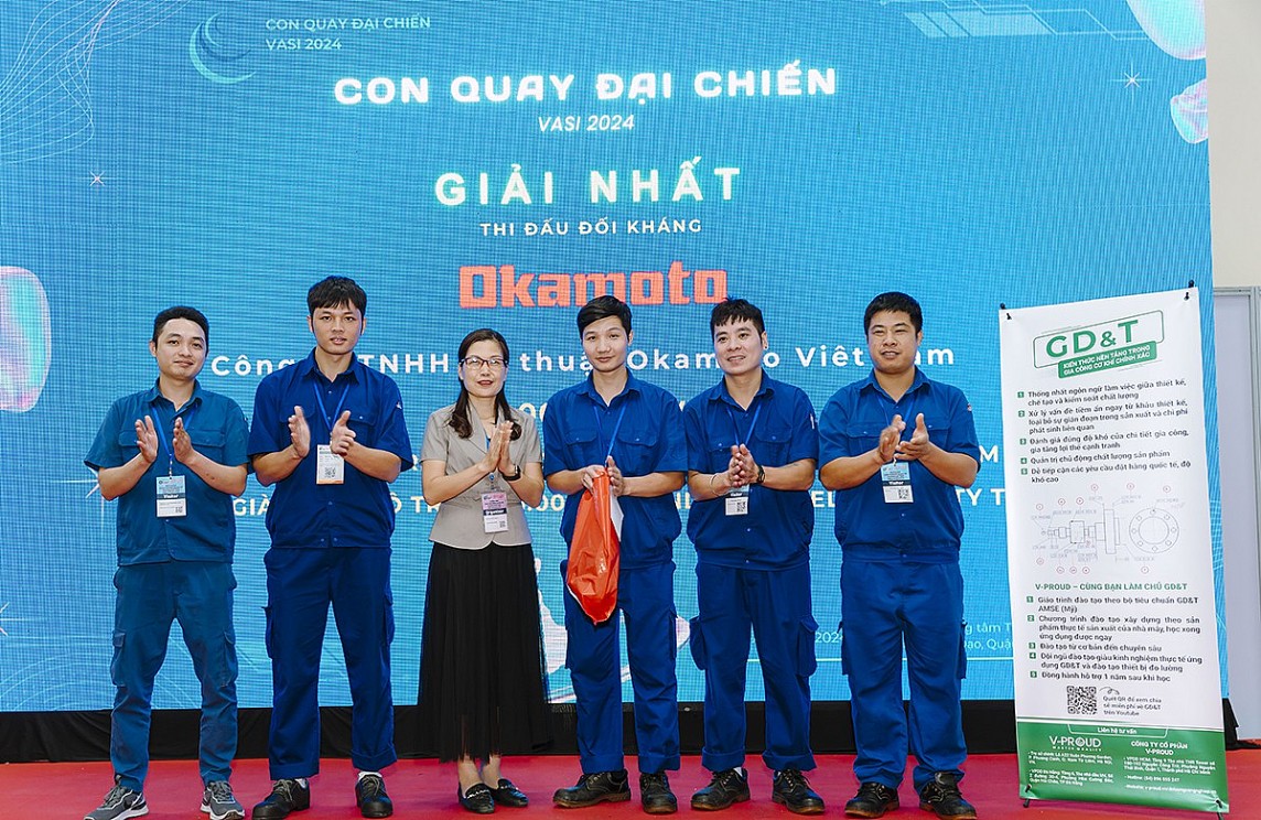 Cuộc thi Con quay Đại chiến VASI 2024: Sân chơi cho doanh nghiệp công nghiệp chế tạo Cuộc thi Con quay Đại chiến VASI 2024: Sân chơi cho doanh nghiệp công nghiệp chế tạo