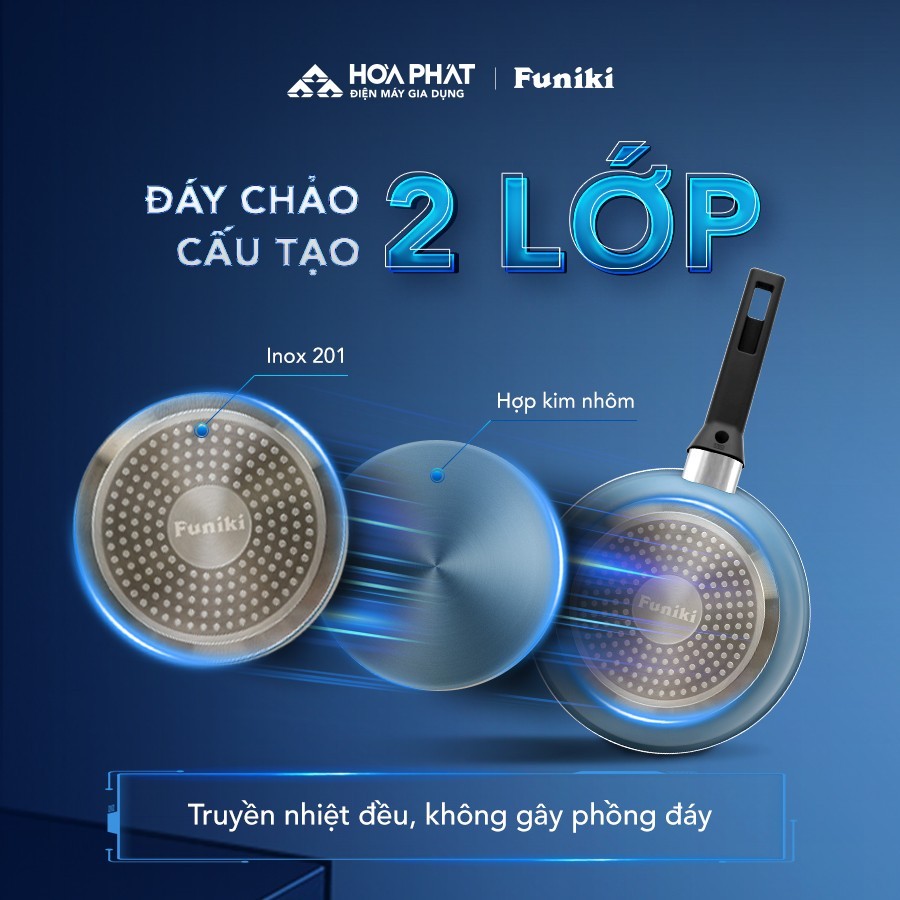 Funiki ra mắt bộ sưu tập chảo chống dính: Chuẩn bền, chuẩn chống dính Funiki ra mắt bộ sưu tập chảo chống dính: Chuẩn bền, chuẩn chống dính