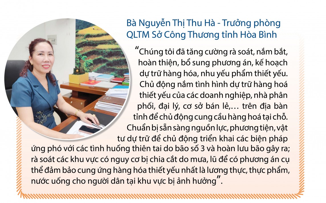 Đảm bảo hàng hóa thiết yếu trong mùa mưa bão Đảm bảo hàng hóa thiết yếu trong mùa mưa bão