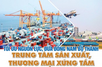 Tối ưu nguồn lực, đưa Đông Nam Bộ thành trung tâm sản xuất, thương mại xứng tầm