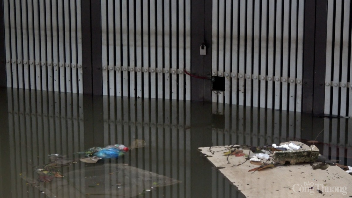 Dân biệt thự trăm tỷ ở Hà Nội hối hả dọn nhà sau ngập lụt