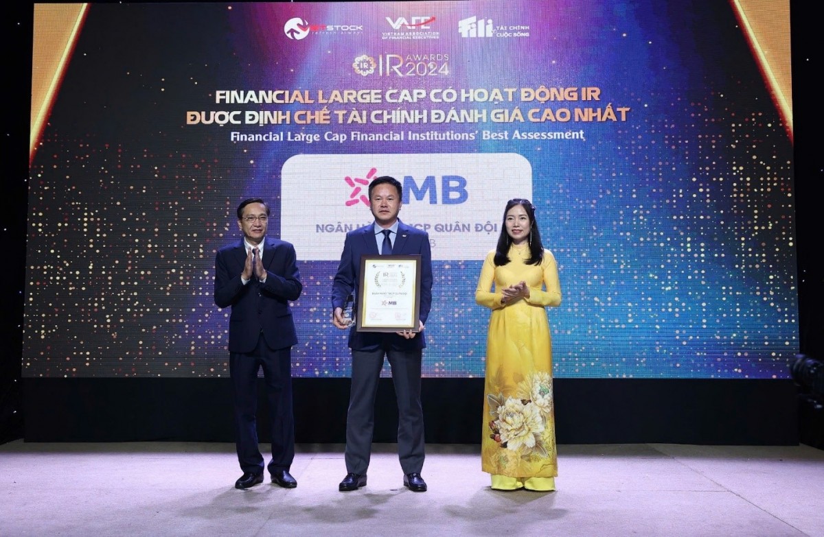 MB nhận ‘cú đúp’ giải thưởng tại IR Awards 2024 MB nhận ‘cú đúp’ giải thưởng tại IR Awards 2024