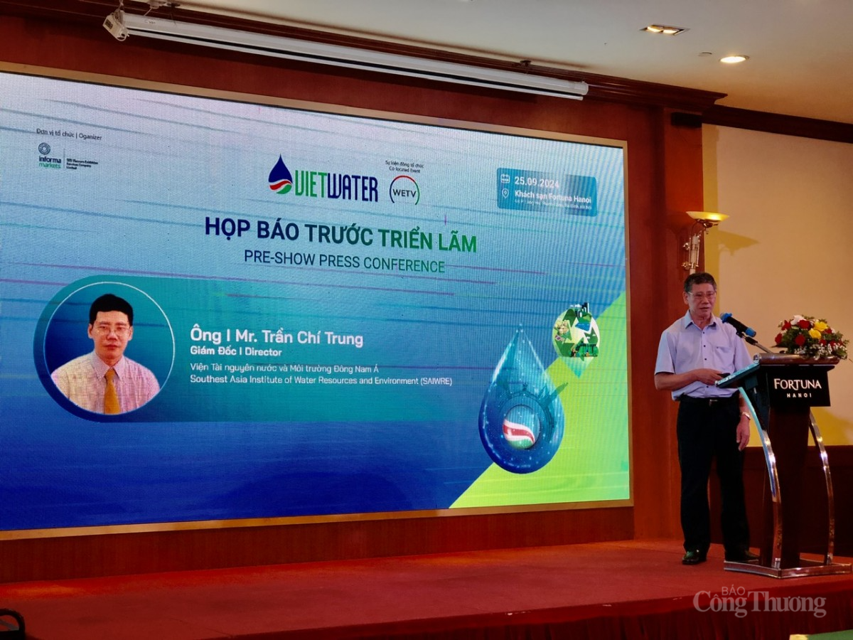 Sắp diễn ra triển lãm hàng đầu quốc tế về ngành nước và xử lý chất thải, công nghệ môi trường Sắp diễn ra triển lãm hàng đầu quốc tế về ngành nước và xử lý chất thải, công nghệ môi trường