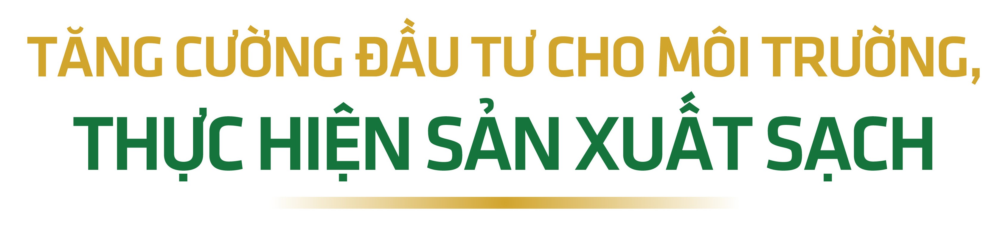 Nâng cao công tác quản lý môi trường, từng bước sản xuất sạch hơn Nâng cao công tác quản lý môi trường, từng bước sản xuất sạch hơn