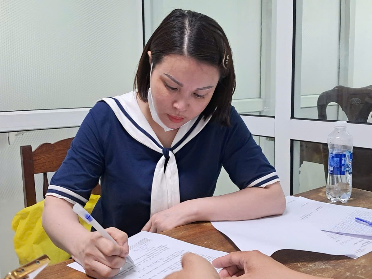 Đối tượng Lê Thị Thư. Ảnh: CACC Đối tượng Lê Thị Thư. Ảnh: CACC