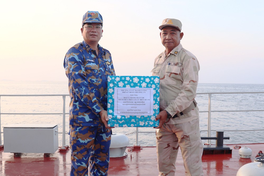 Hải quân Việt Nam – Campuchia tuần tra chung lần thứ 76 Hải quân Việt Nam – Campuchia tuần tra chung lần thứ 76