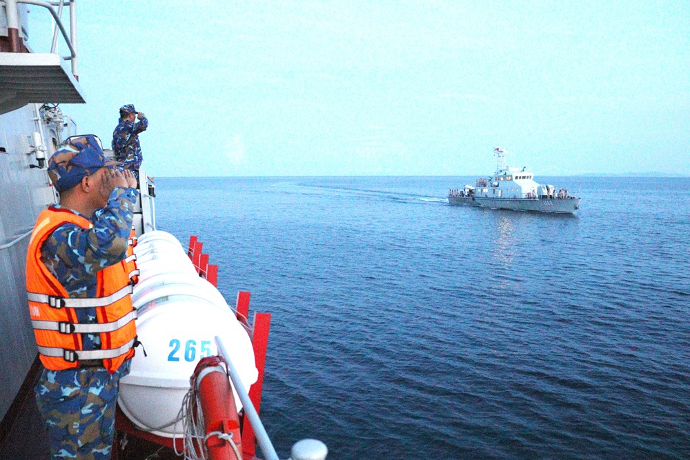 Hải quân Việt Nam – Campuchia tuần tra chung lần thứ 76 Hải quân Việt Nam – Campuchia tuần tra chung lần thứ 76