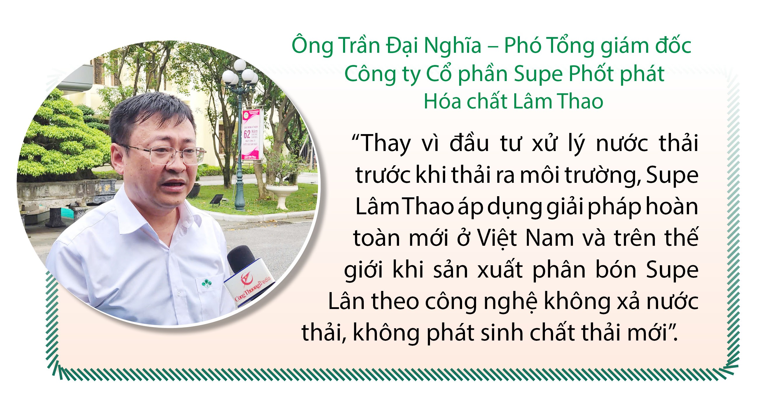 Sản xuất xanh ở Supe Lâm Thao Sản xuất xanh ở Supe Lâm Thao