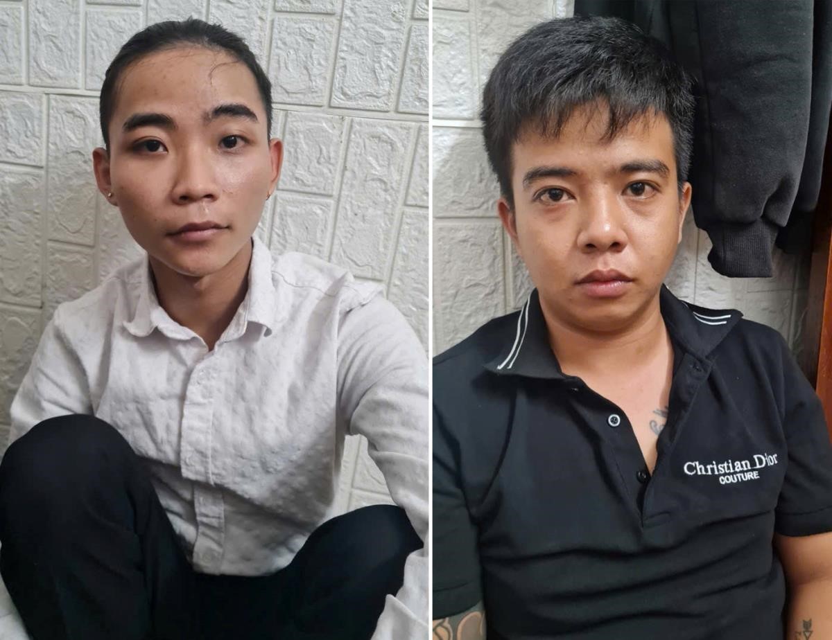 Đối tượng Võ Tá Luyện và Huỳnh Minh Tín. Ảnh: Công an cung cấp Đối tượng Võ Tá Luyện và Huỳnh Minh Tín. Ảnh: Công an cung cấp