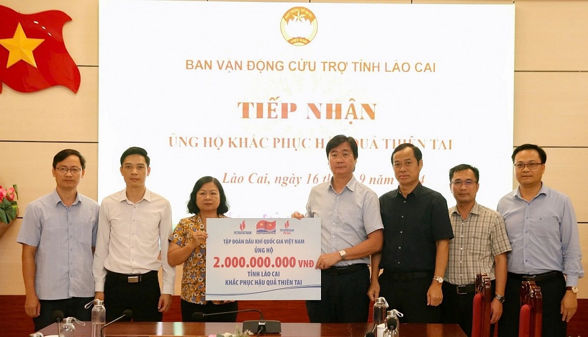 PV GAS kịp thời hỗ trợ đồng bào miền Bắc bị ảnh hưởng bởi siêu bão Yagi PV GAS kịp thời hỗ trợ đồng bào miền Bắc bị ảnh hưởng bởi siêu bão Yagi