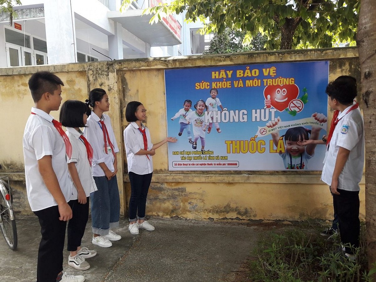 việc phòng chống tác hại của thuốc lá trong trường học có ý nghĩa quan trọng