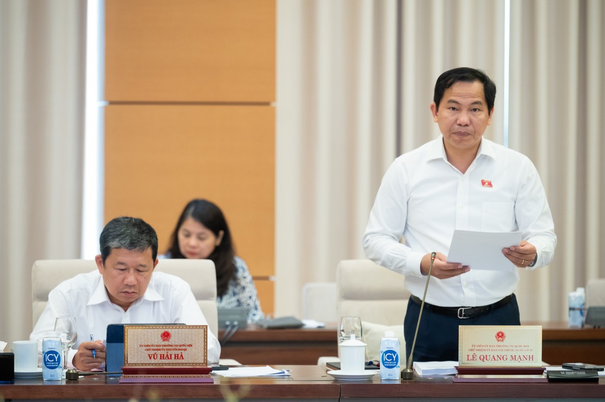 Chủ nhiệm Ủy ban Tài chính, Ngân sách Lê Quang Mạnh Chủ nhiệm Ủy ban Tài chính, Ngân sách Lê Quang Mạnh