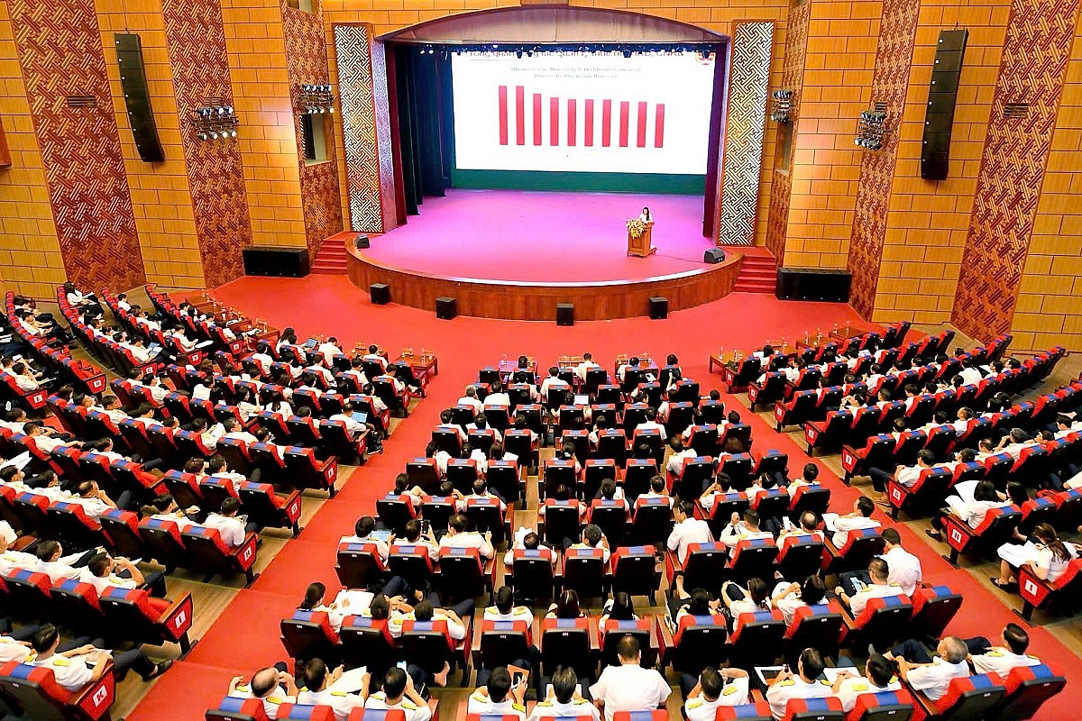 Quang cảnh hội nghị. Ảnh: TCT Quang cảnh hội nghị. Ảnh: TCT