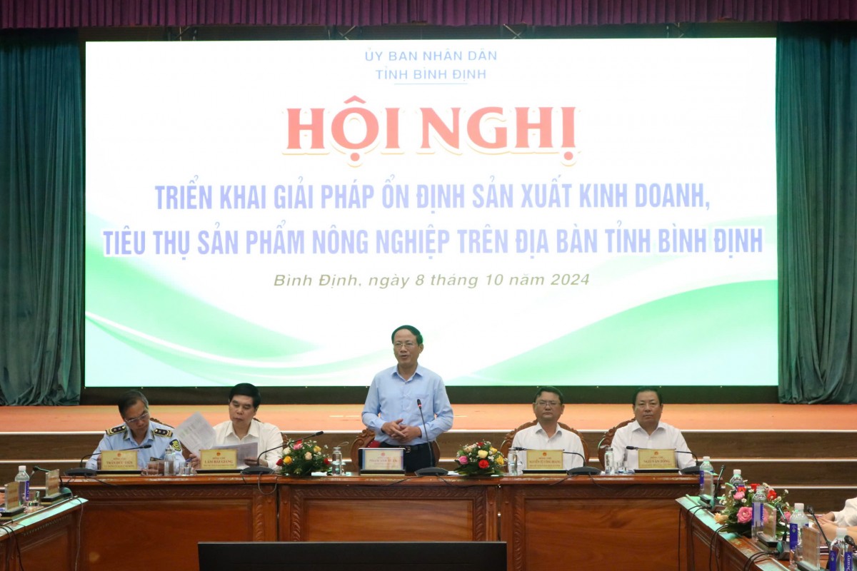 Hội nghị triển khai giải pháp ổn định sản xuất kinh doanh, tiêu thụ sản phẩm nông nghiệp trên địa bản tỉnh Hội nghị triển khai giải pháp ổn định sản xuất kinh doanh, tiêu thụ sản phẩm nông nghiệp trên địa bản tỉnh
