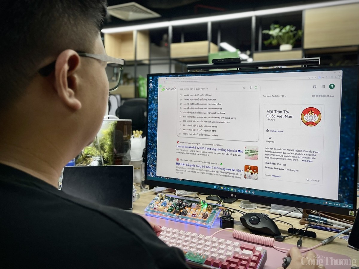 lượng tìm kiếm từ khóa “sao kê Mặt trận Tổ quốc Việt Nam” tăng đột biến gấp 190,7 lần so với quý trước lượng tìm kiếm từ khóa “sao kê Mặt trận Tổ quốc Việt Nam” tăng đột biến gấp 190,7 lần so với quý trước