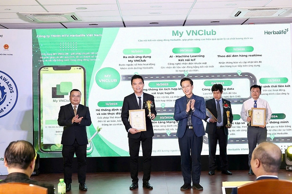 Ứng dụng My VNClub của Herbalife được vinh danh tại I4.0 Awards Ứng dụng My VNClub của Herbalife được vinh danh tại I4.0 Awards