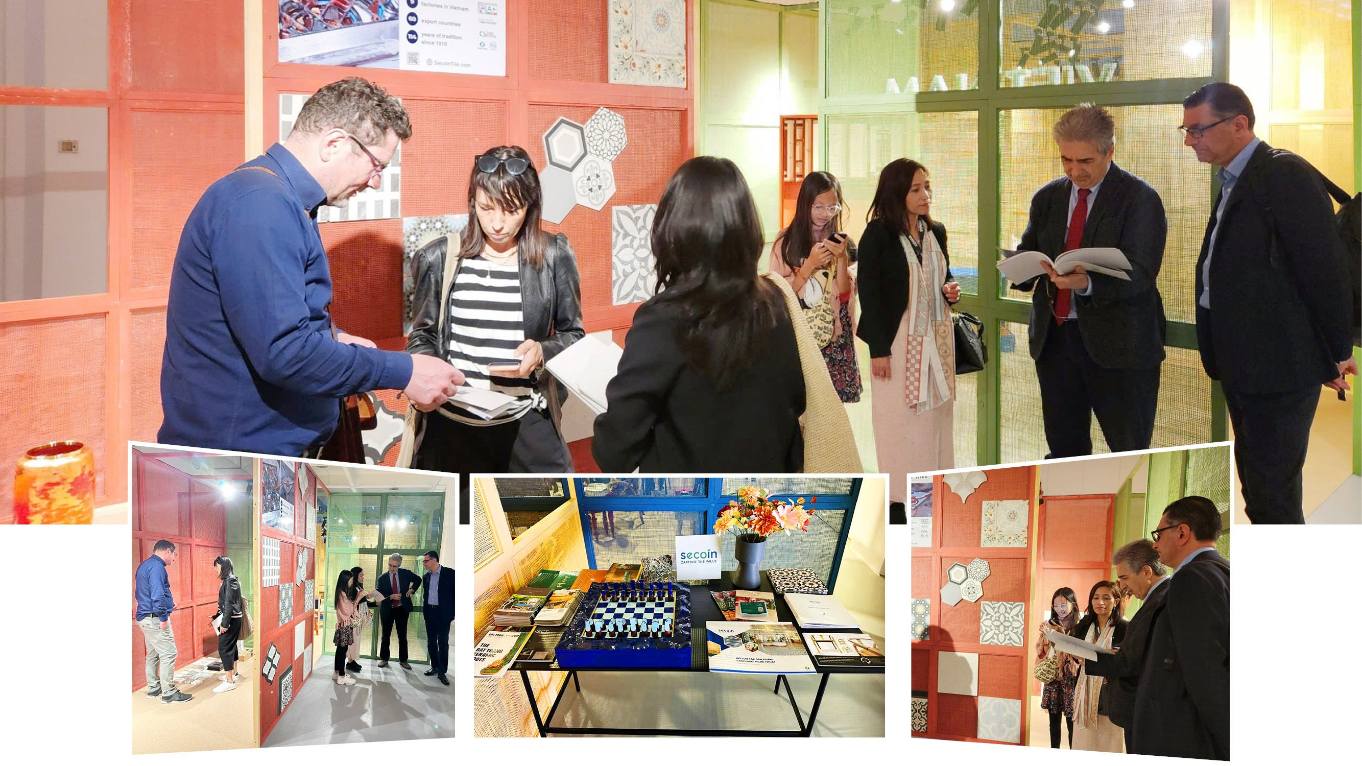 Sản phẩm của thương hiệu Secoin được trưng bày giới thiệu tại các hội chợ quốc tế Sản phẩm của thương hiệu Secoin được trưng bày giới thiệu tại các hội chợ quốc tế