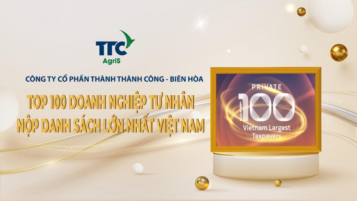 TTC AgriS thuộc PRIVATE 100 – Danh sách các doanh nghiệp tư nhân đóng góp ngân sách lớn nhất, do CafeF xây dựng và lần đầu tiên công bố tại Việt Nam TTC AgriS thuộc PRIVATE 100 – Danh sách các doanh nghiệp tư nhân đóng góp ngân sách lớn nhất, do CafeF xây dựng và lần đầu tiên công bố tại Việt Nam