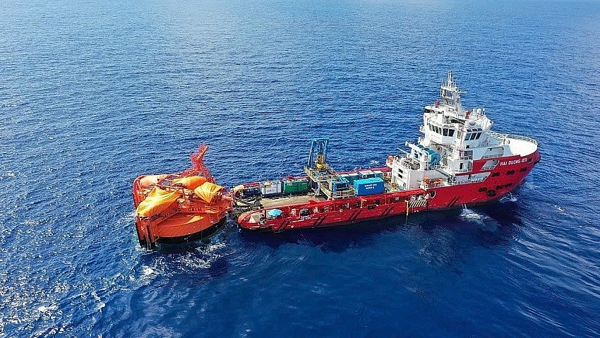 hao CALM mới được vận chuyển đến mỏ Đại Hùng