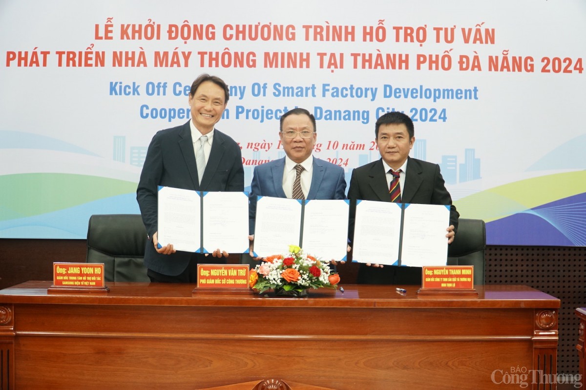 Ký kết hợp tác giữa Sở Công Thương TP. Đà Nẵng, Samsung Việt Nam và Công ty TNHH SX&TM Minh Thịnh Lợi Ký kết hợp tác giữa Sở Công Thương TP. Đà Nẵng, Samsung Việt Nam và Công ty TNHH SX&TM Minh Thịnh Lợi