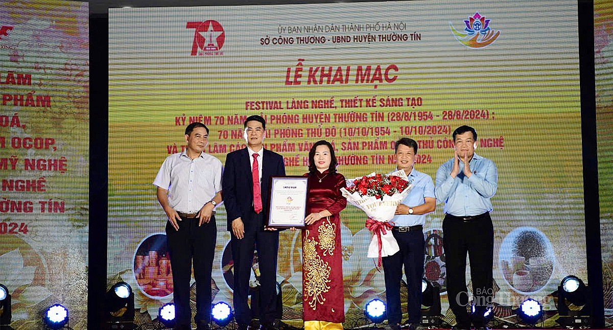 Hà Nội: Triển lãm các sản phẩm OCOP, thủ công mỹ nghệ và làng nghề huyện Thường Tín năm 2024 Hà Nội: Triển lãm các sản phẩm OCOP, thủ công mỹ nghệ và làng nghề huyện Thường Tín năm 2024