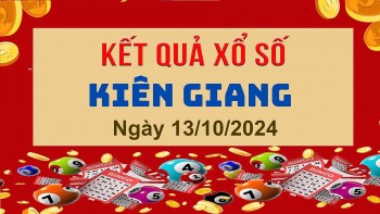 XSKG 13/10, Kết quả xổ số Kiên Giang hôm nay 13/10/2024, KQXSKG Chủ nhật ngày 13 tháng 10