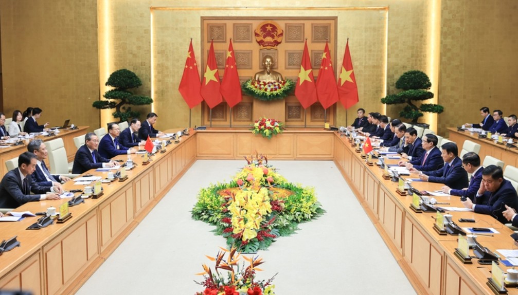 Thủ tướng Phạm Minh Chính hội đàm với Thủ tướng Trung Quốc Lý Cường Thủ tướng Phạm Minh Chính hội đàm với Thủ tướng Trung Quốc Lý Cường