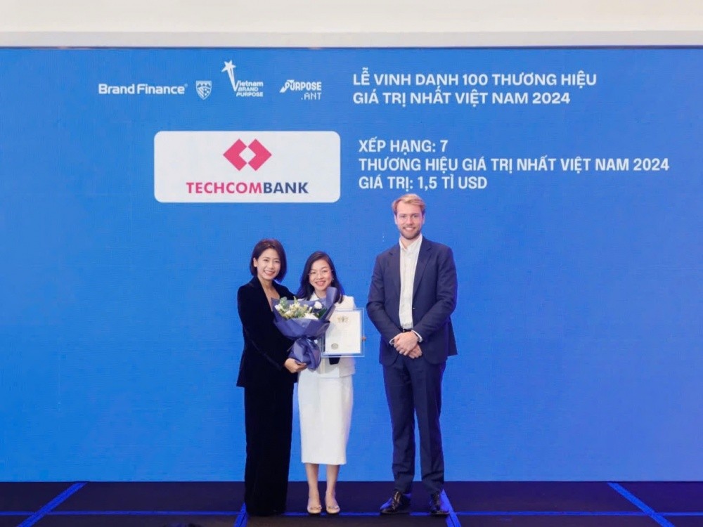 Techcombank: Thương hiệu ngân hàng tư nhân giá trị nhất Việt Nam Techcombank: Thương hiệu ngân hàng tư nhân giá trị nhất Việt Nam
