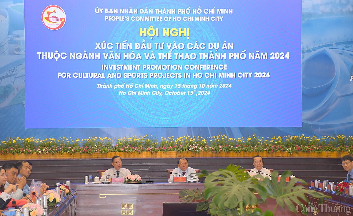 TP. Hồ Chí Minh mời gọi đầu tư 23 dự án ngành văn hóa - thể thao, vốn hơn 23.800 tỷ đồng