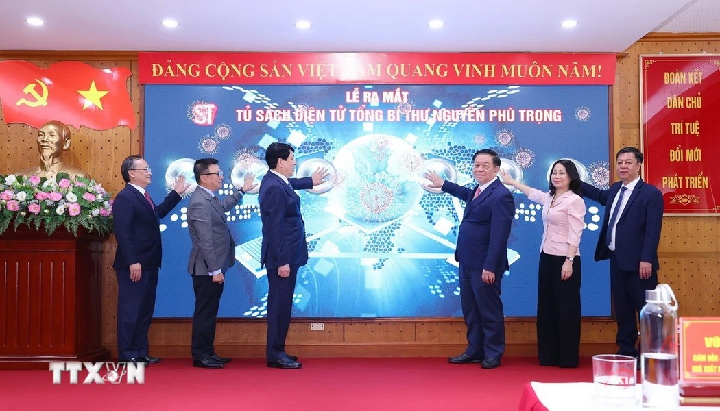 Ra mắt Tủ sách điện tử Tổng Bí thư Nguyễn Phú Trọng Ra mắt Tủ sách điện tử Tổng Bí thư Nguyễn Phú Trọng