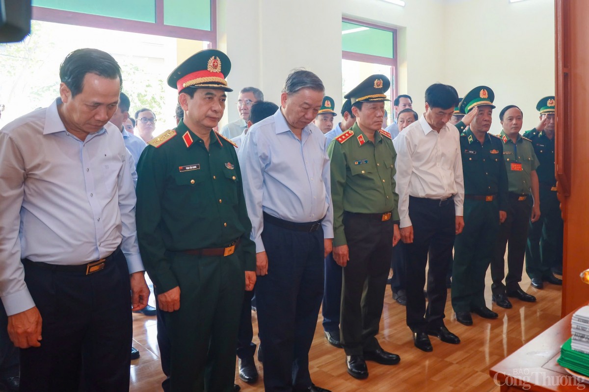 Tổng Bí thư, Chủ tịch nước Tô Lâm thăm, làm việc tại huyện đảo Cồn Cỏ