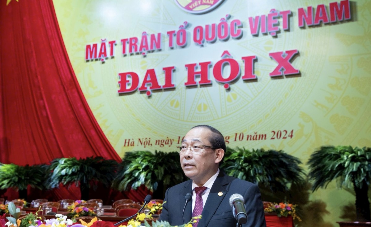 Ngày làm việc đầu tiên của Đại hội đại biểu toàn quốc Mặt trận tổ quốc Việt Nam lần thứ X Ngày làm việc đầu tiên của Đại hội đại biểu toàn quốc Mặt trận tổ quốc Việt Nam lần thứ X