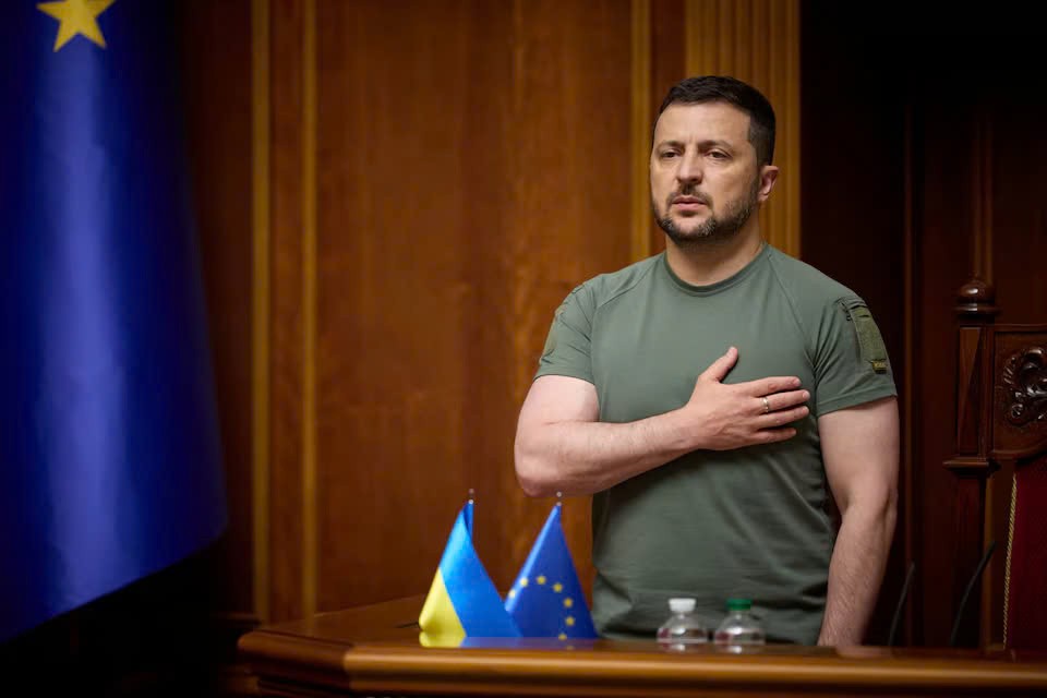 Tổng thống Ukraine Volodymyr Zelensky. Ảnh: Reuters Tổng thống Ukraine Volodymyr Zelensky. Ảnh: Reuters