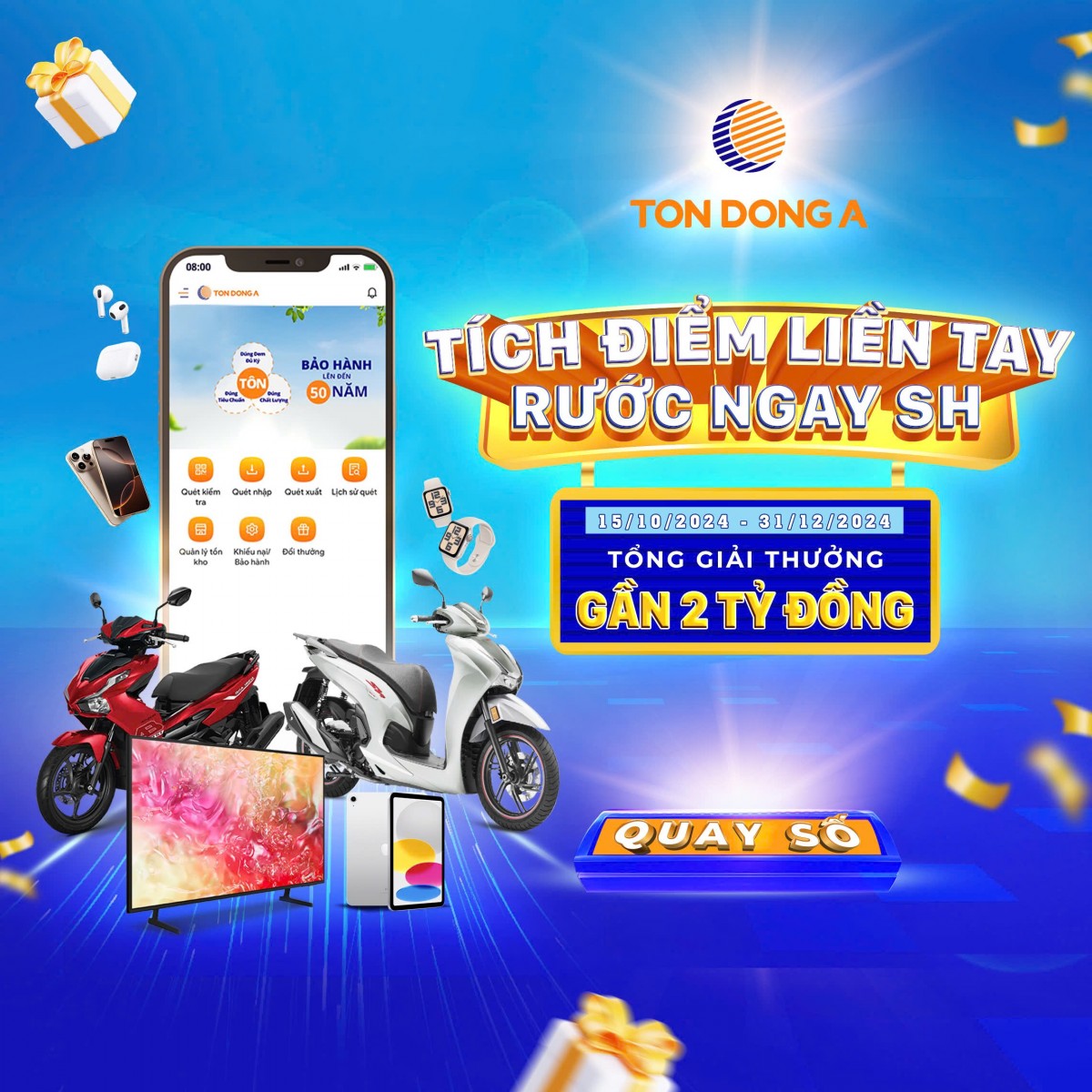 Tôn Đông Á : 'Tích điểm liền tay – Rước ngay SH' Tôn Đông Á : 'Tích điểm liền tay – Rước ngay SH'