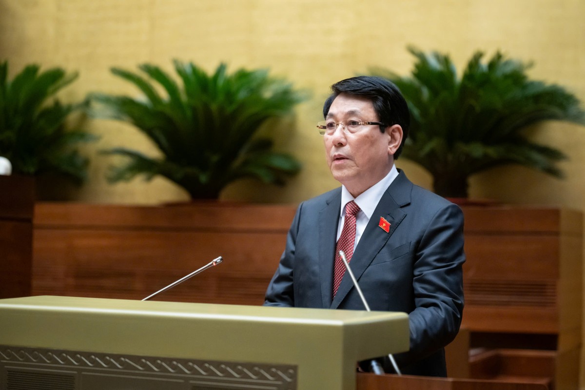 Chủ tịch nước Cộng hòa xã hội chủ nghĩa Việt Nam Lương Cường phát biểu nhậm chức Chủ tịch nước Cộng hòa xã hội chủ nghĩa Việt Nam Lương Cường phát biểu nhậm chức